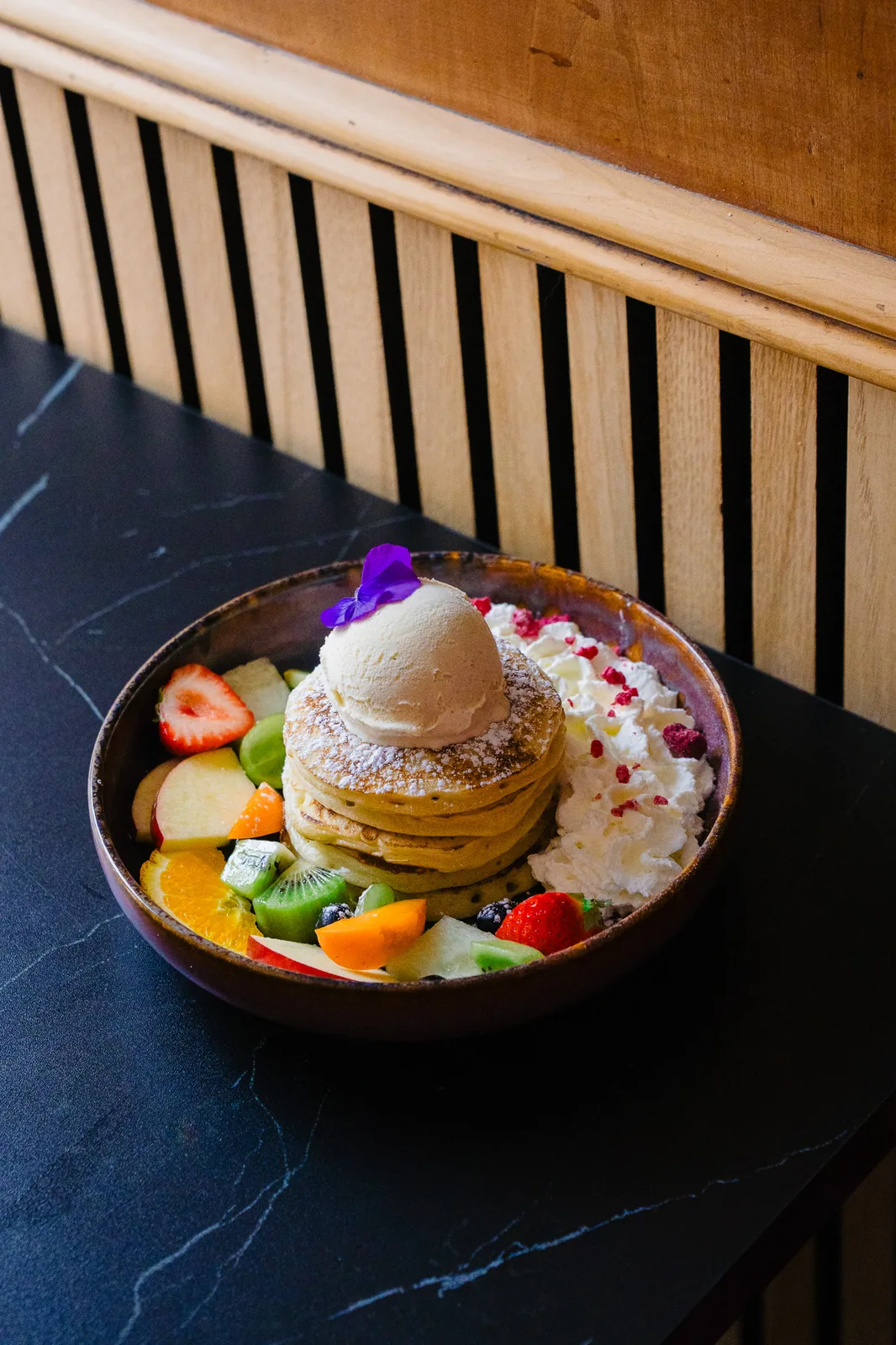 Fruity pancakes at Dalu